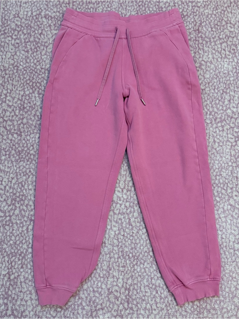 Scuba High-Rise Jogger Full Length - Pink Blossom - Size 10 - Picture 2 of 8